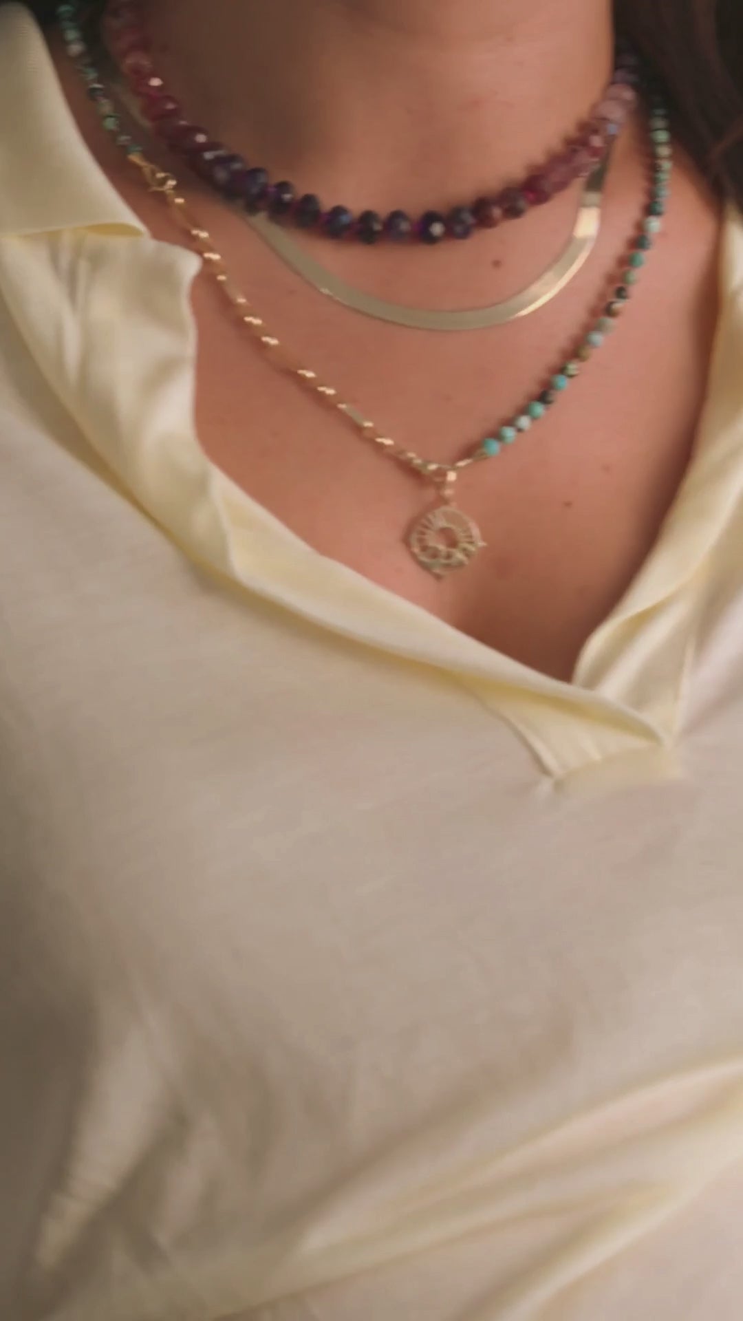 Gold Holiday Pendant